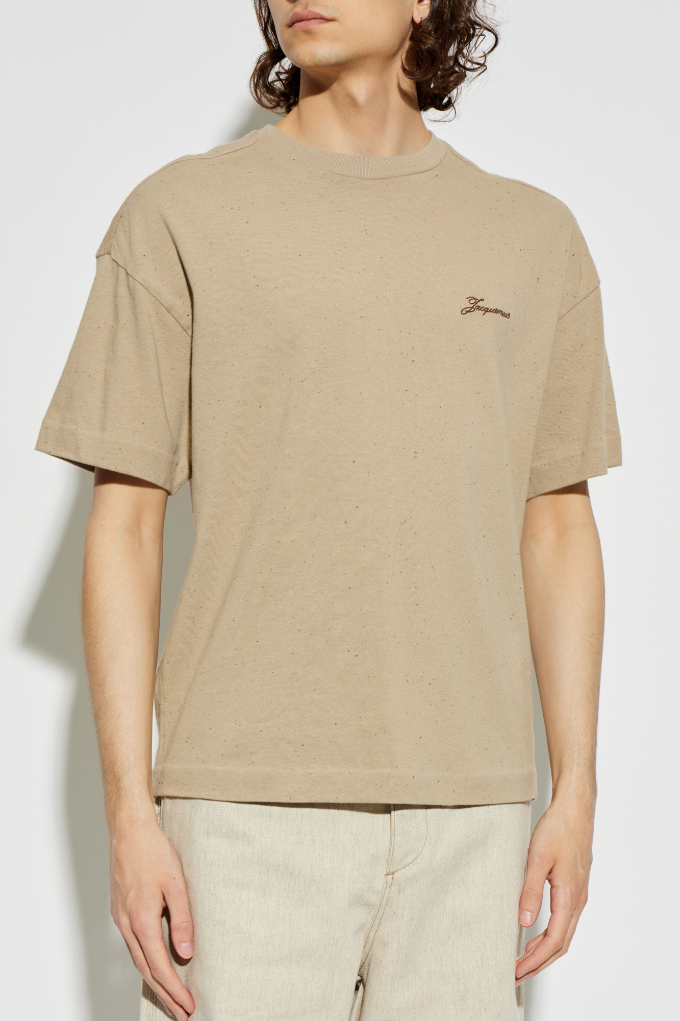 こうちゃん専用 JACQUEMUS クリーム色 Tシャツ サイズS JACQUEMUS（ジャックムス） tシャツ LE TSHIRT GROS GRAIN レディース